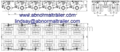 Cometto hydraulic modular trailer