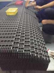 Plastic Raised rib conveyor straight running modular belt 3110