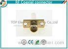 SMA Jack Straight Panel Coaxial Cable Connectors TOP-SMA11 for Solder