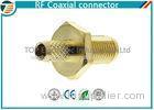 Female Bulkhead Coaxial Connector 50 Ohms for 1.13mm / 1.32mm / 1.37mm Cable