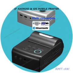 2inch Small BLUETOOTH4.0 Thermal Receipt Printer Portable Printer Perfect for Mobile POS Printing