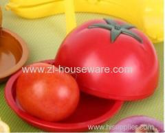 Food grade Tomato prep box Tomato prep case Tomato storage box Tomato storagePlastic Food Prep Container in tomato shape