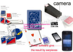 English Black Samsung Galaxy Poker Card Analyzer with Bluetooth Loop / Earpiece