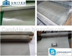 stainless steel wire mesh /200 mesh teflon green color SS wire mesh(factory)