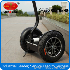 Handless lever two wheels self balancing vehicle electric scooter