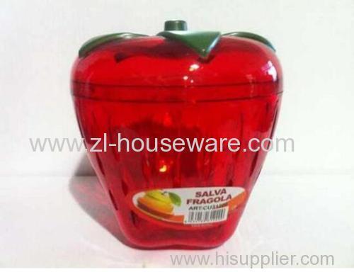 Food grade Strawberry prep box Strawberry prep case Strawberry storage Plastic Food Prep Container in strawberry shape