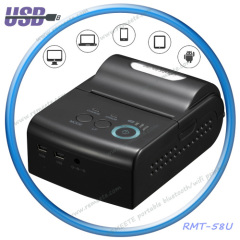 58mm USB Mini Printer for Computer Tablet POS Receipt Printer Barcode QR Code Print