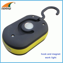 LED hook and magnet work light car repairing lamp 24+3LED high power hand lamp outdoor lantern 3*AAA battery