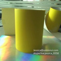 Factory Price Permanent Adhesive Fragile Label Paper Color Destructible Vinyl Label Paper Material