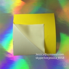 Factory Price Permanent Adhesive Fragile Label Paper Color Destructible Vinyl Label Paper Material