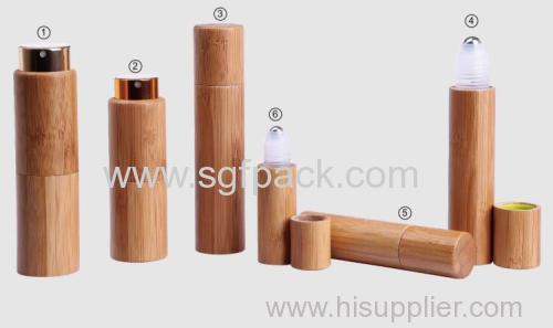 350ML PET BAMBOO JAR BAMBOO BOTTLE