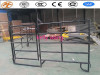 Haotian hot dipped galvanized horse ranch fence with 5 or 6 bars factory