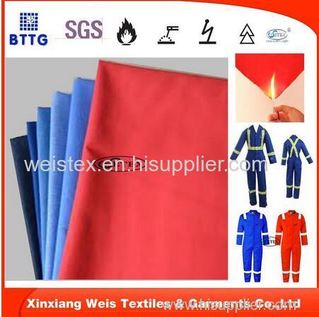 100% cotton flame retardant fabric for safety/protective workwear