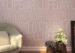 Non woven Washable Wallpaper Purple Color LOVE English Letters Wallpaper