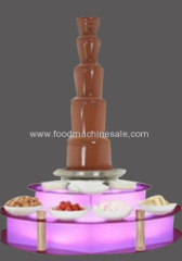 Large battery sephra chocolate fountain machine with factory price