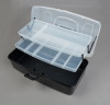 Fishing Tackle Box Adjustable Storage Organizer Case Handle Bait Lure Rack box bins