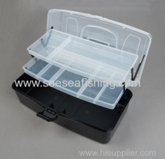 Fishing Tackle Box Adjustable Storage Organizer Case Handle Bait Lure Rack box bins