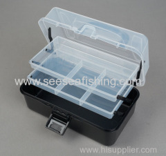 Fishing Tackle Box Adjustable Storage Organizer Case Handle Bait Lure Rack box bins