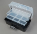 Fishing Tackle Box Adjustable Storage Organizer Case Handle Bait Lure Rack box bins