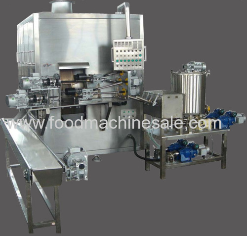 stainless full automatical chocolate wafer stick biscuit machine production line