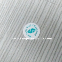 2016 Nice destructible label manufacturer custom 4mm diameter self adhesive warranty screw label broken void label