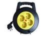 4 Way 220V Small Cable Reel Extension Cord Power Strip 16 Amp PP Material