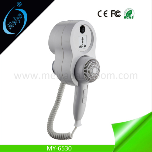 AC motor hair dryer with triangle socket