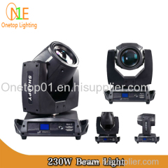 Factory price 230w sharpy 7r beam moving head light Onetop Lighting