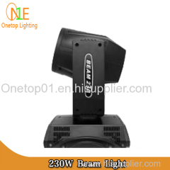 Factory price 230w sharpy 7r beam moving head light Onetop Lighting