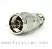 Straight N Male To BNC Female Adapter With Copper Pin / Zinc Alloy Body