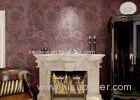 Removable Embossed Country Style Wallpaper / Vinyl Modern Wallcovering