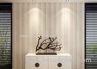 Removable Non woven Wallpaper Modern Simple Champagne Stripes Pattern