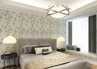 Eco - friendly Floral Room Decoration Wallpaper with Botanical Pattern