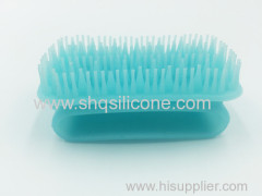 Popular unique soft grooming silicone rubber pet brush as seen on tv