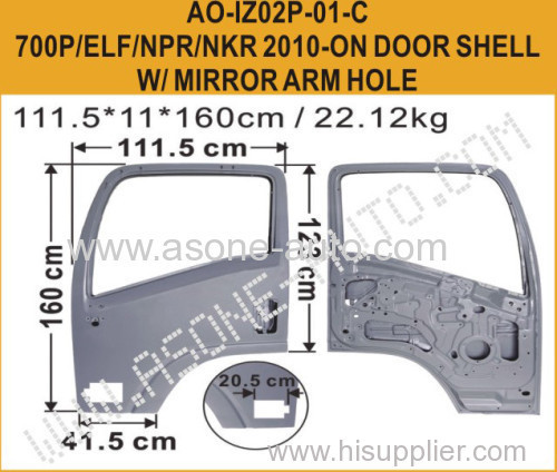 ISUZU Door 700p NPR/NKR/NLR Driver Side Door 2010-ON