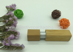 eco-friendly bamboo lip stick aluminum lip stick container