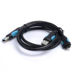 Vention Micro USB 3.0 With Power Supply Cable Male To Male Adapter Super Speed 5Gbps Data Sync Cable For HD Camera