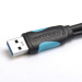 Vention Micro USB 3.0 With Power Supply Cable Male To Male Adapter High Speed 5Gbps Data Sync Cable For HD Camera