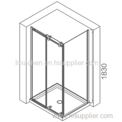 Tempered Glass Shower Enclosures