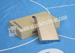 Mobile Power Bank Camera With 3 Lens For Poker Scanner To Scan Side Marks Cards