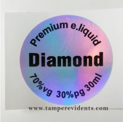 China factory Hologram tamper evident self adhesive warranty security label