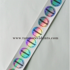 China factory Hologram tamper evident self adhesive warranty security label