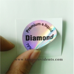China factory Hologram tamper evident self adhesive warranty security label