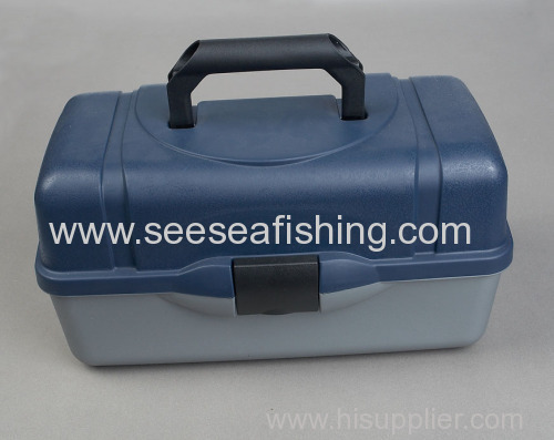 40*22*21cm Three Trays Multifunction Fishing Tackle Box plastic tool box for fishing lures swivels hooks