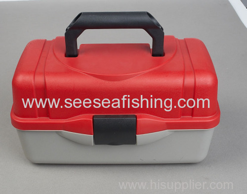 35.5*20*19cm 2 layers Fishing Tackle Storage Box Fishing tool Equipment case