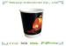 Personalized Printed Coffee Paper Cups Good Insulation Black