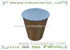 Silver 7.5oz Disposable Coated Paper Cups For Hot Water Drinking