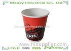 Takeaway Double Wall Paper Cups With PE Coated Heigh 92mm