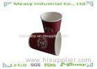 12OZ Ripple Paper Coffee Cups Corrugated Tripple Wall Insulation With Logo Printed