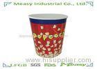 64OZ Popcorn Buckets Disposable Food Containers Paper Material